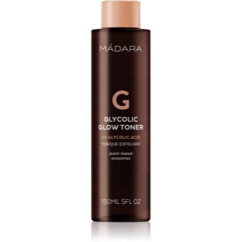 MÁDARA Glycolic Glow Toner tonic exfoliant delicat - imagine 2